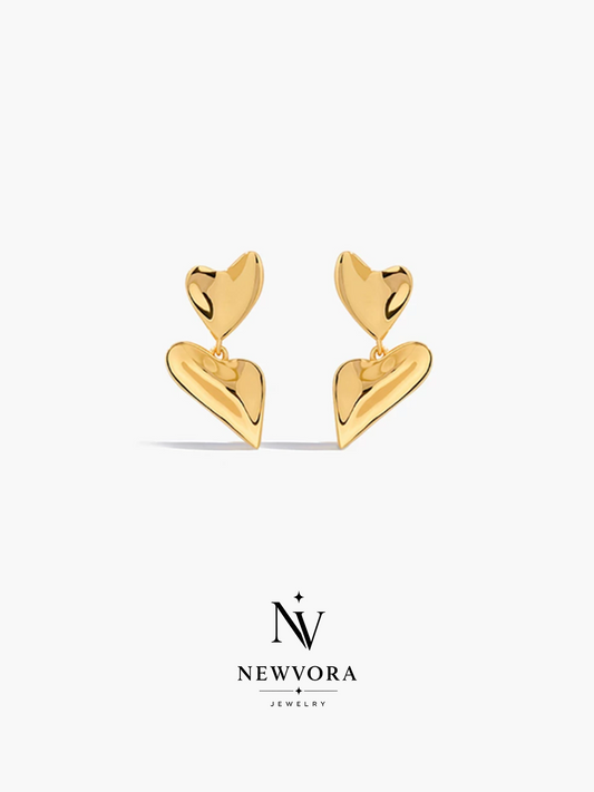 Whisper Heart Statement Earrings