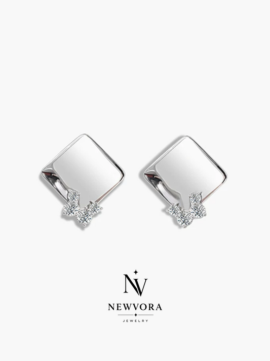 Starlight Square Spark Earrings