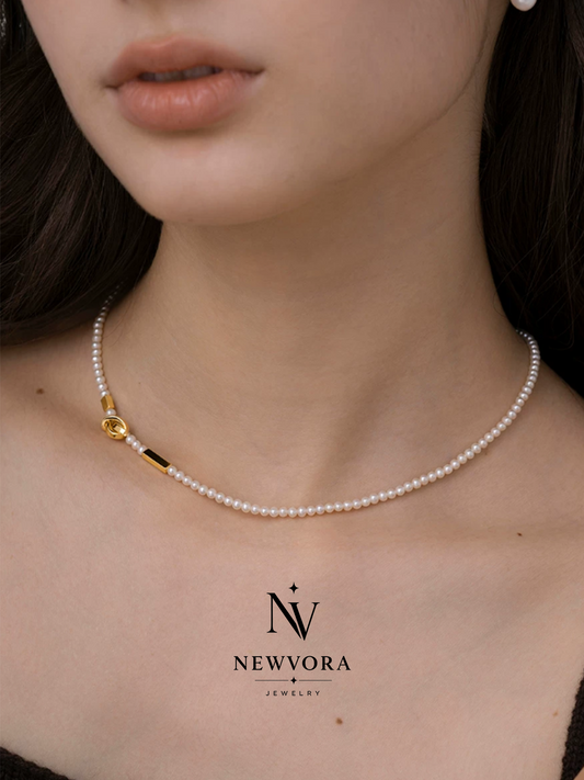 Pearl Knot Grace Necklace