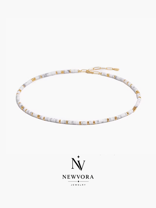Roman Holiday Beaded Necklace